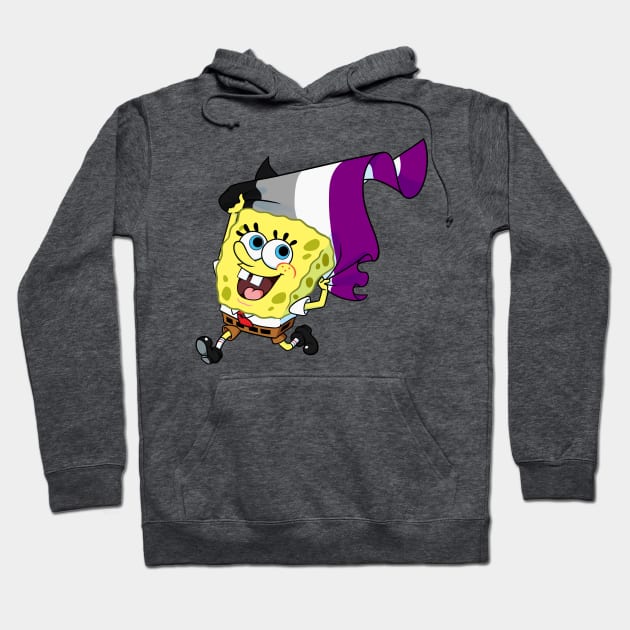 An Ace Sponge! Hoodie by Minji Fox